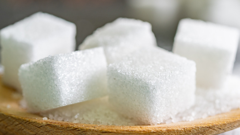 Five sugar cubes