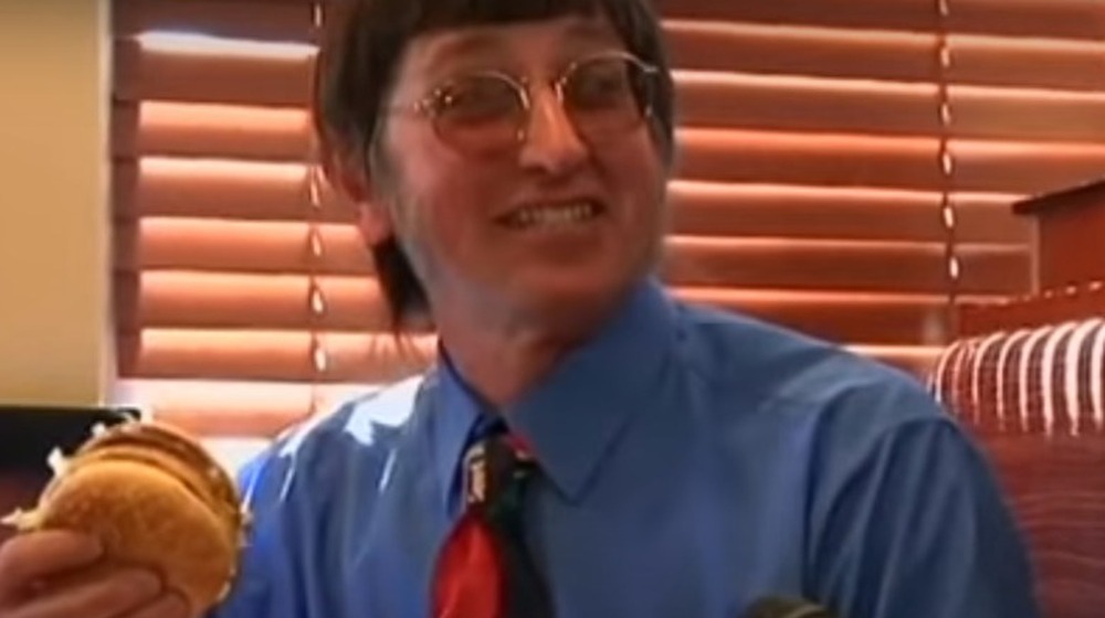 Don Gorske eating a Big Mac