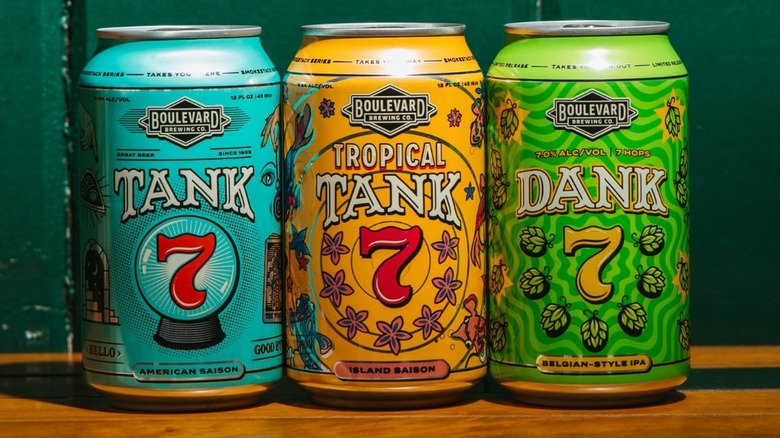 cans of Tank 7 and two spin-offs