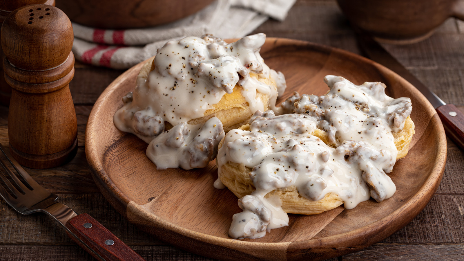 The Simple Twist That Turns Biscuits And Gravy Into A Bigger Breakfast
