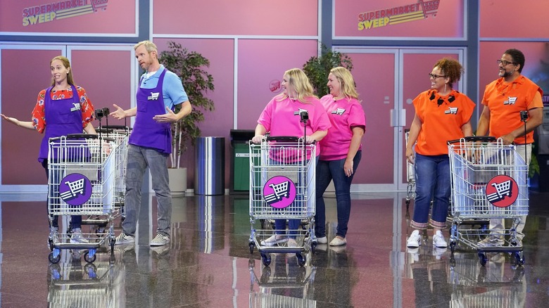 Supermarket Sweep contestants