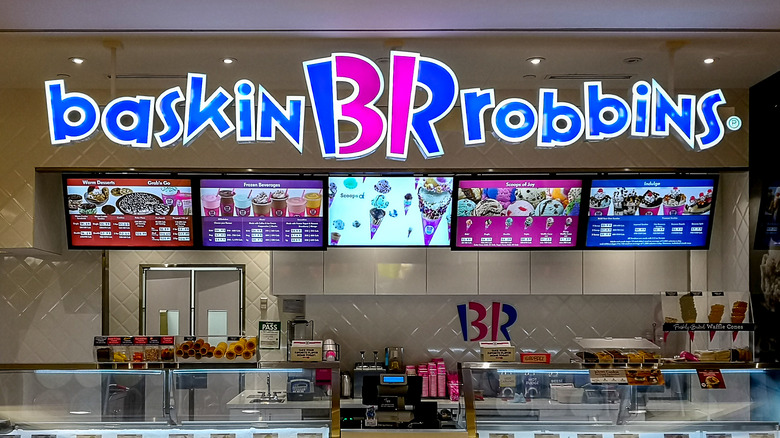 Baskin-Robbin's storefront in Toronto, Canada