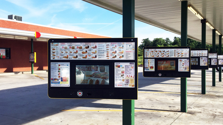 Sonic menu boards