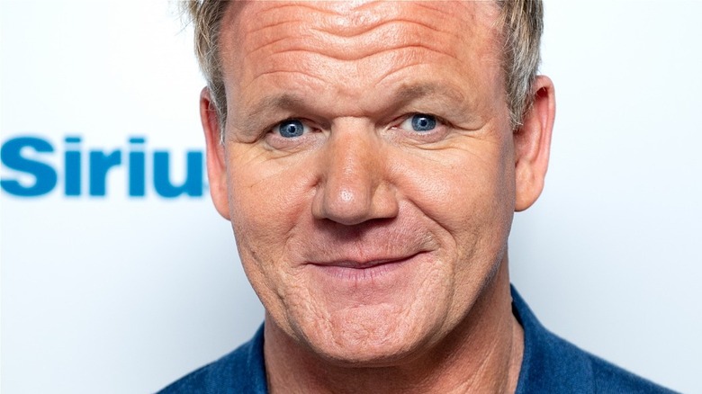 Gordon Ramsay smirking