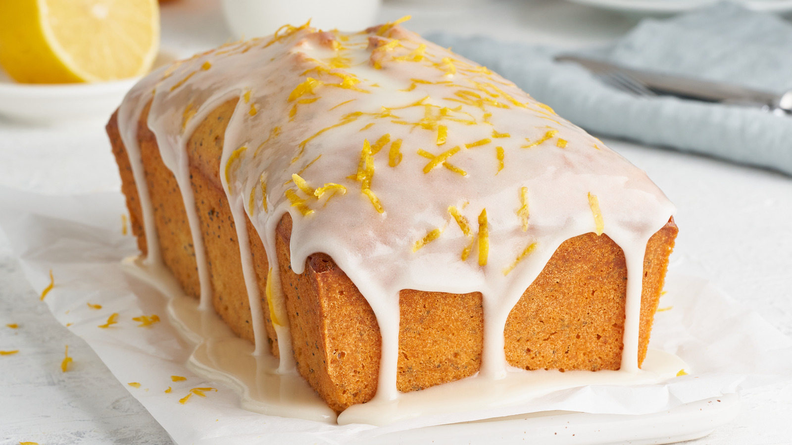 The Special Ingredient That Gives Copycat Starbucks Lemon Loaf Its Tender Texture