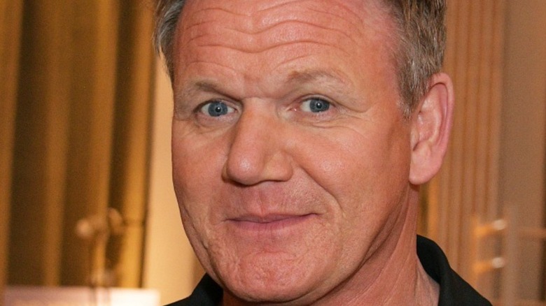 Gordon Ramsay smirking