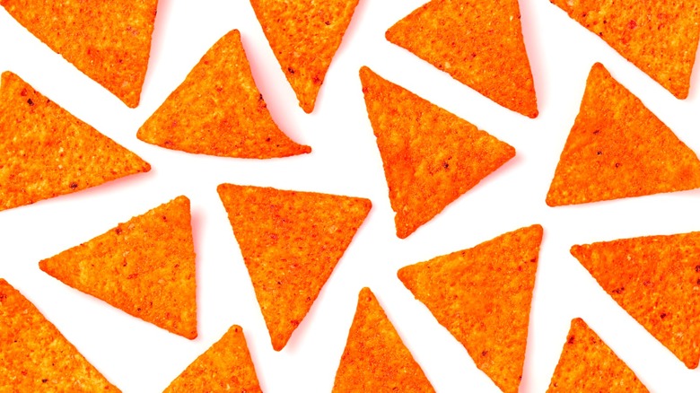 red spicy tortilla chips 
