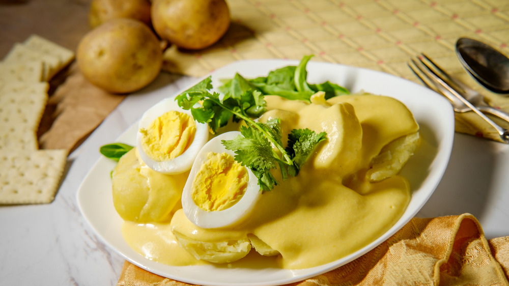 spicy Papa a la huancaína