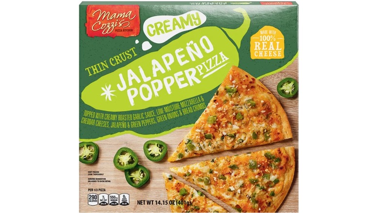 Box of Mama Cozzi's Jalapeno Popper Pizza