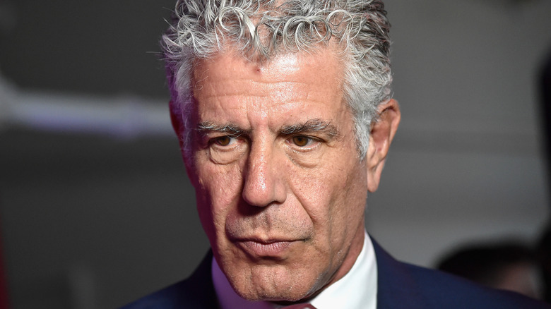 Anthony Bourdain close-up