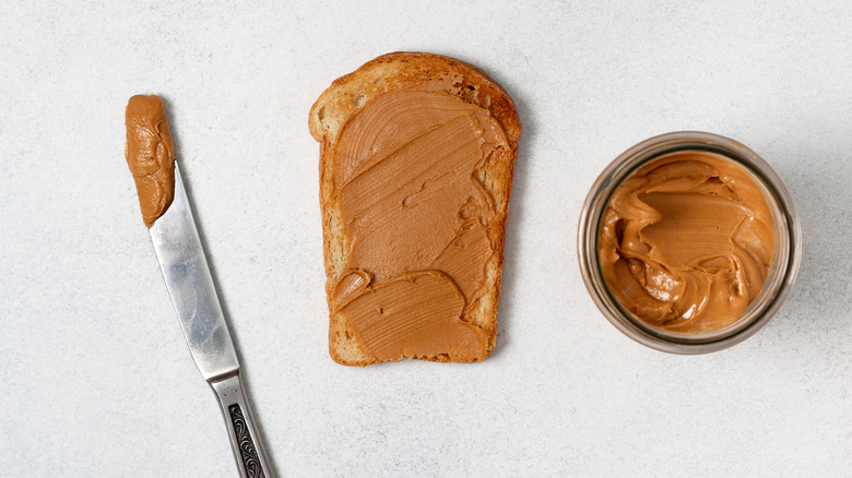 Peanut butter toast