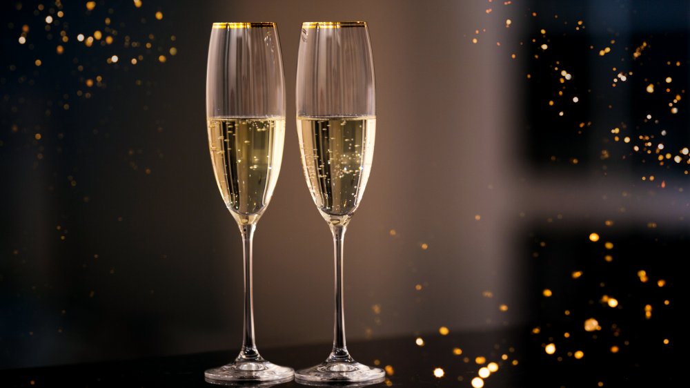 A generic photo of glasses with champagne