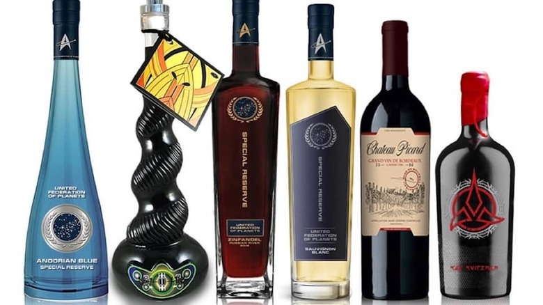 Collection of Star Trek wines