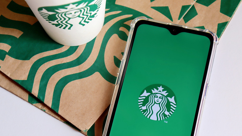 Starbucks drink and mobile app