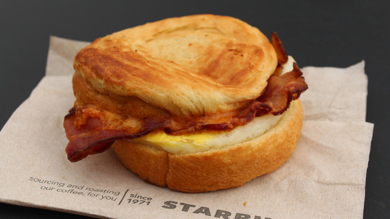 breakfast sandwich from starbucks