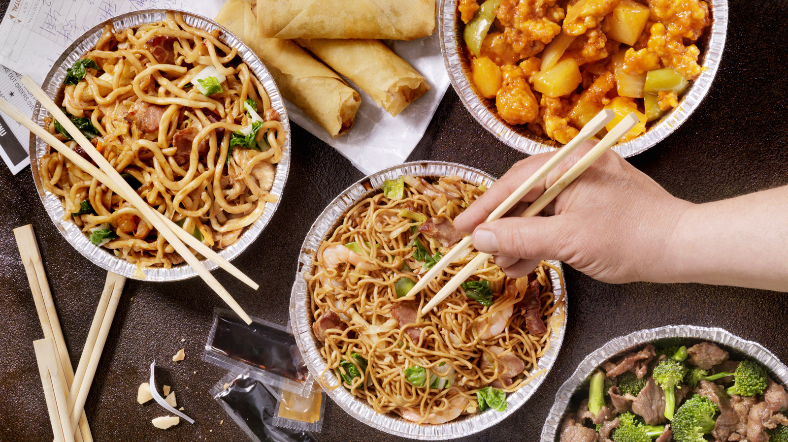 The Starchy Difference Between Chicken Lo Mein And Mei Fun