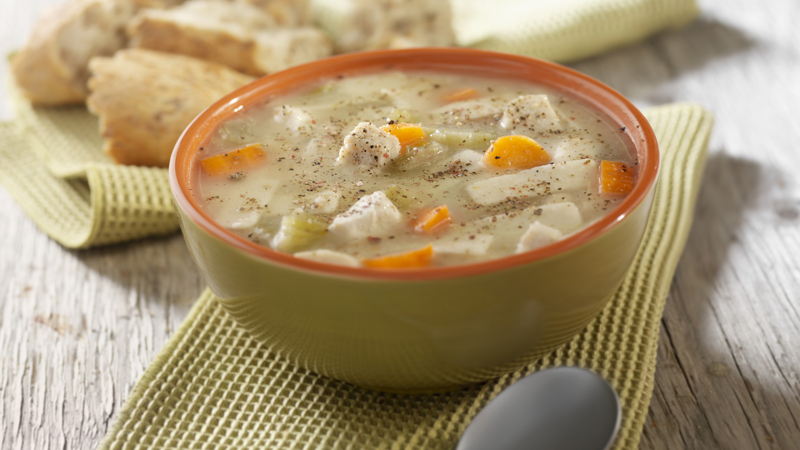 The Starchy Ingredient To Elevate And Thicken Chicken Noodle Soup