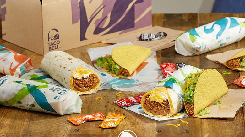 Taco Bell menu items 