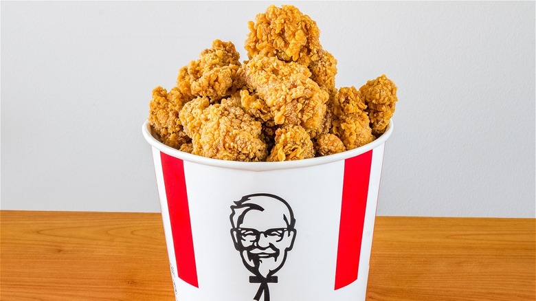 KFC bucket of chicken  