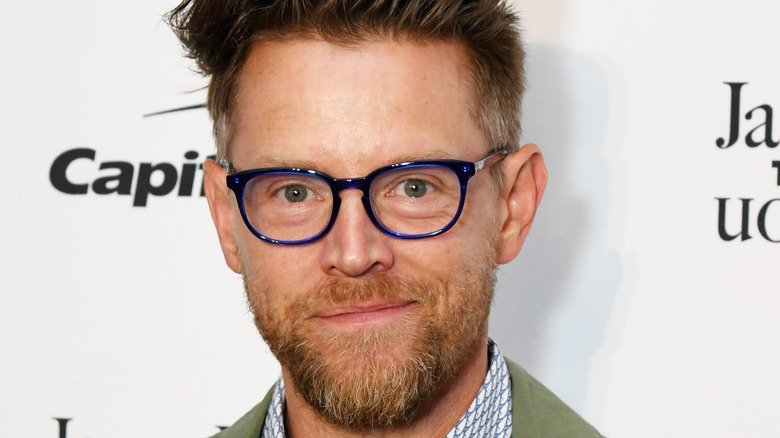 Richard Blais in blue glasses