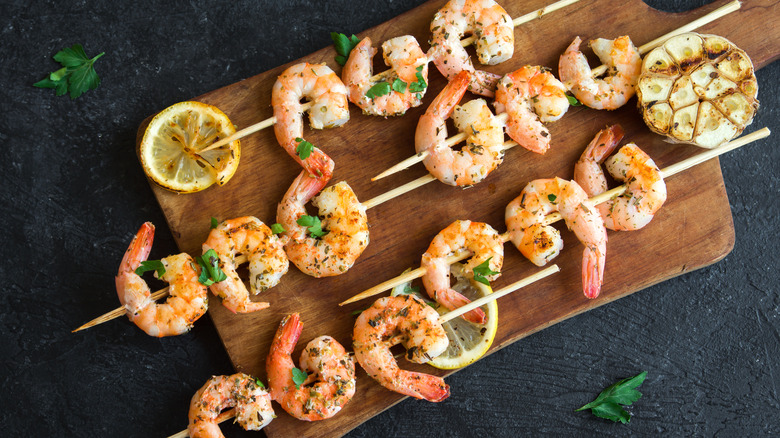 Grilled shrimp