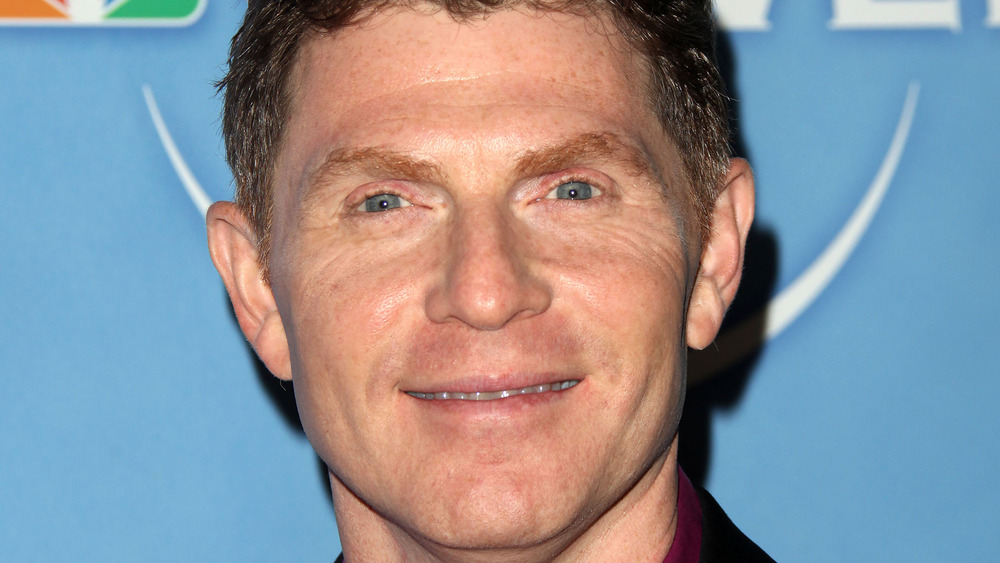 Bobby Flay attending press tour party