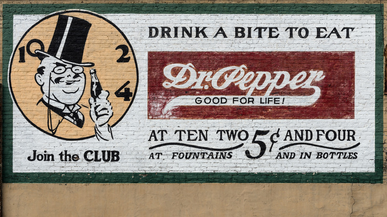 vintage dr pepper billboard