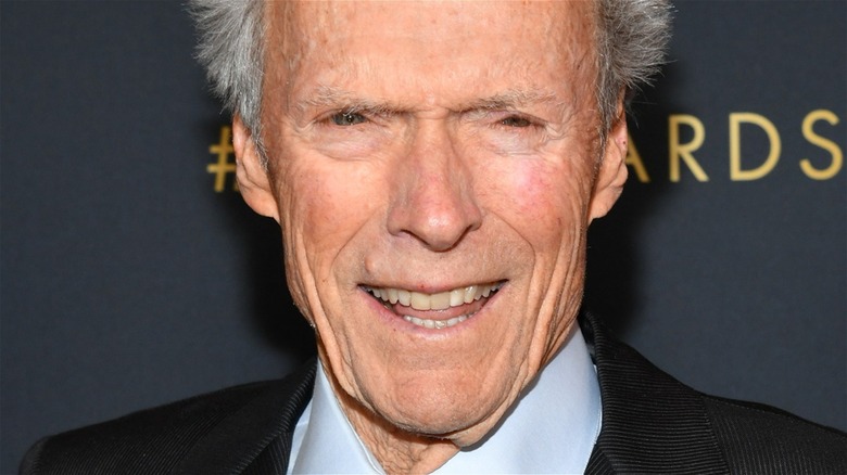 Clint Eastwood smiling