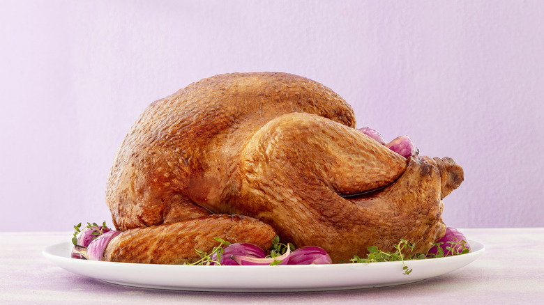 a roast turkey