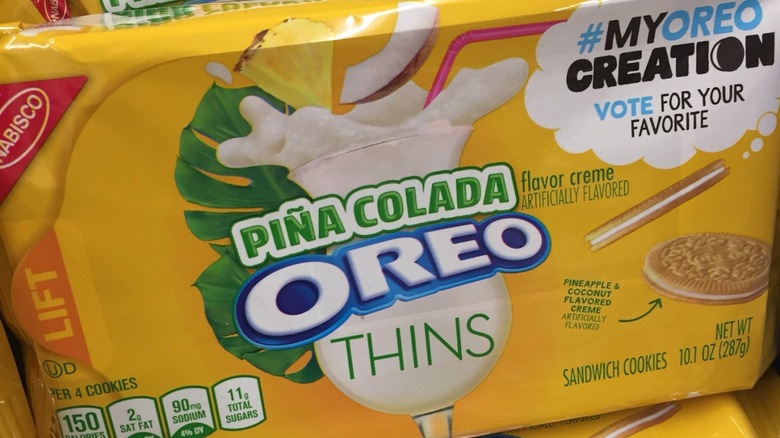 package of pina colada Oreo Thins