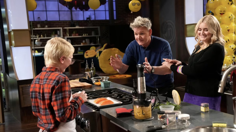 Gordon Ramsay and Tilly Ramsay on MasterChef Junior