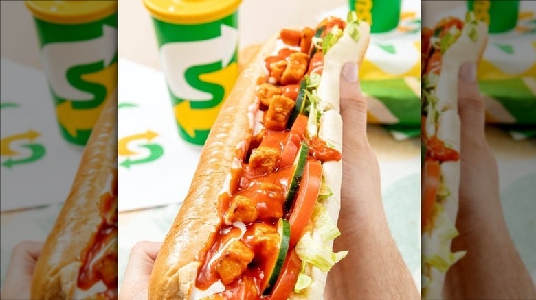 subway buffalo chicken sub