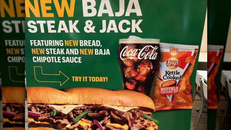 subway baja steak & jack