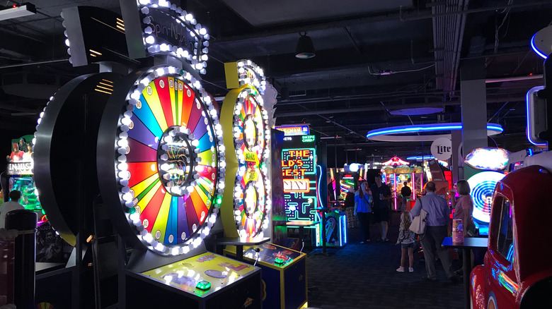 Interior of a Dave & Buster's