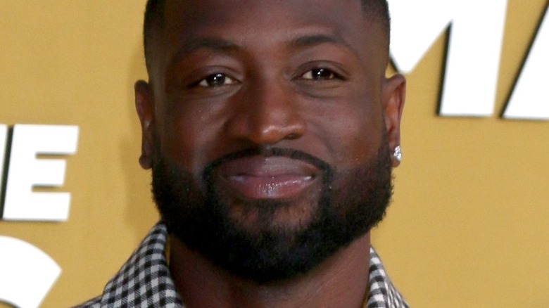 Dwyane Wade smiling