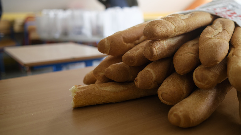 Loaves of French bread