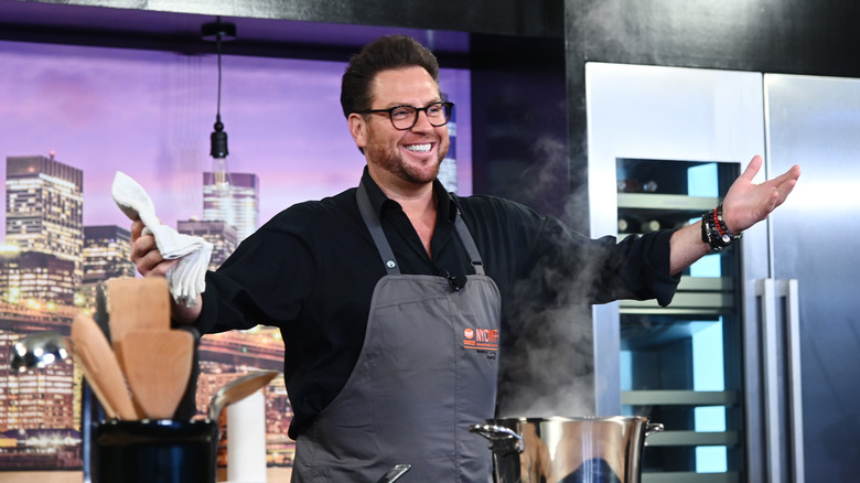 Scott Conant in the kitchen