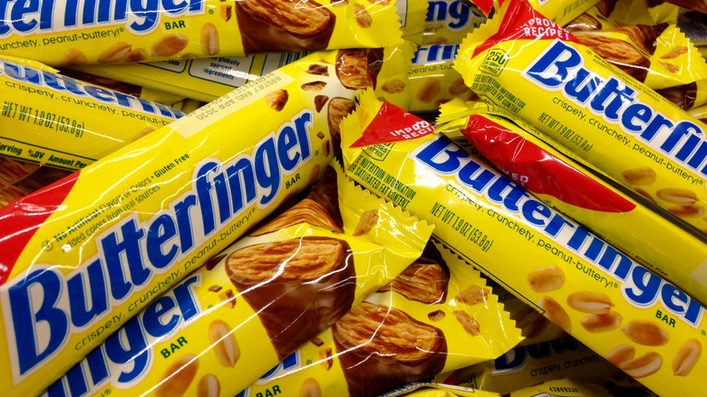 Pile of Butterfinger bars