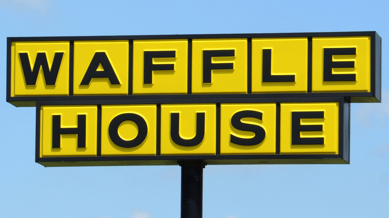 Waffle House signage