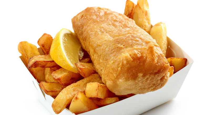 British fish and chips