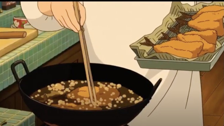 A screenshot from a Studio Ghibli film