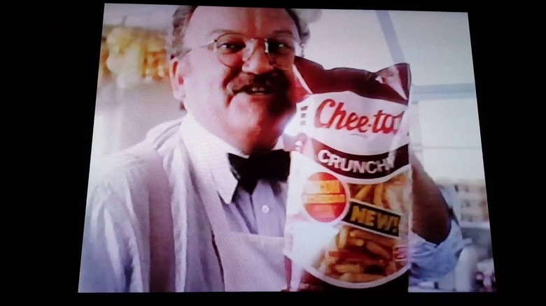 Ad for Cheetos Bacon and Cheddar