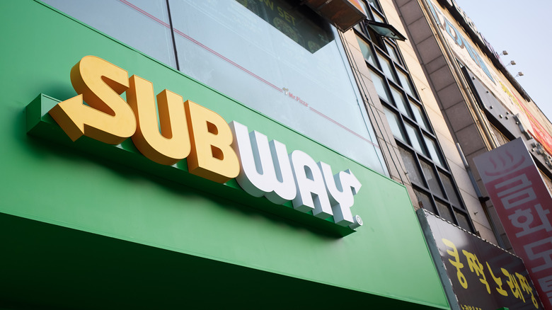 Subway store in Korea