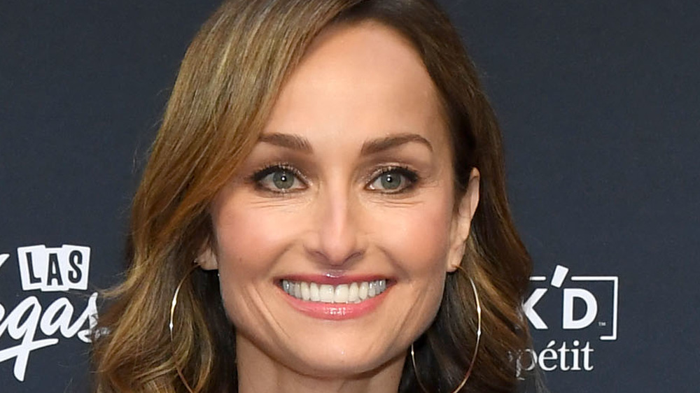 Giada De Laurentiis  hoop earrings