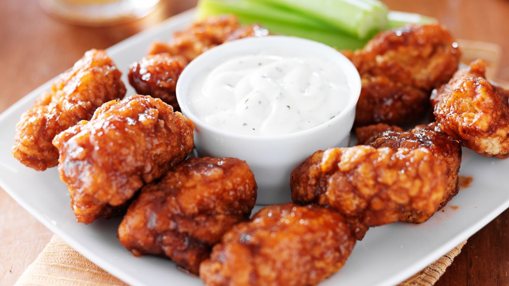 boneless barbecue chicken wings