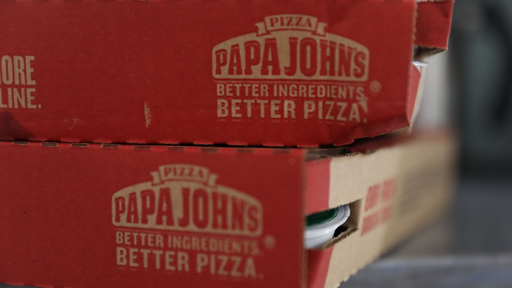 Papa John's Pizza boxes