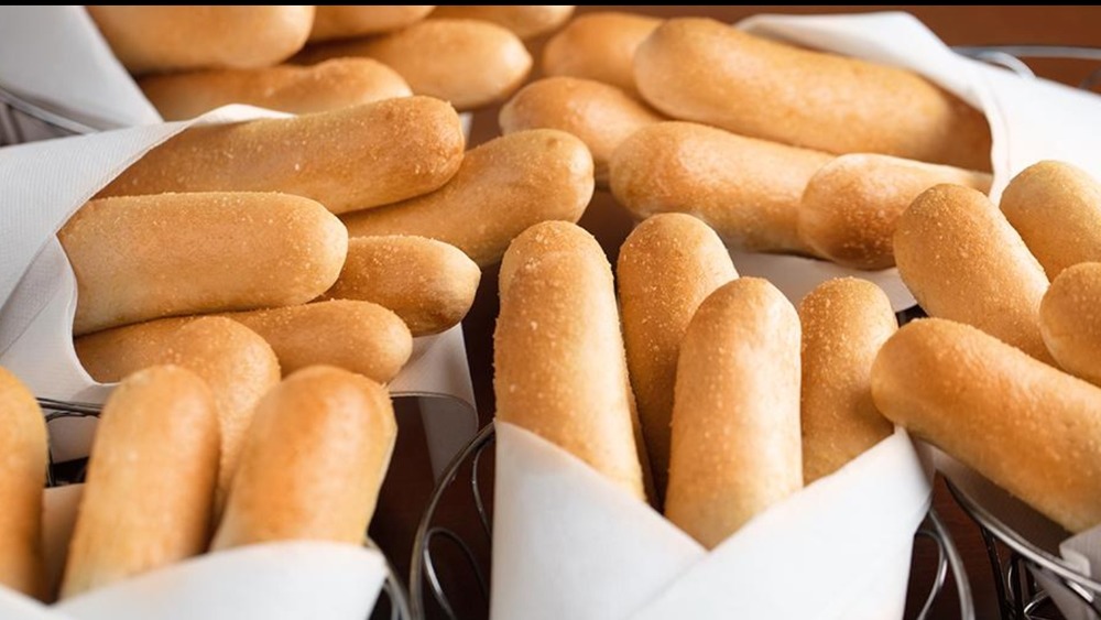 bundles of Olive Garden breadsticks