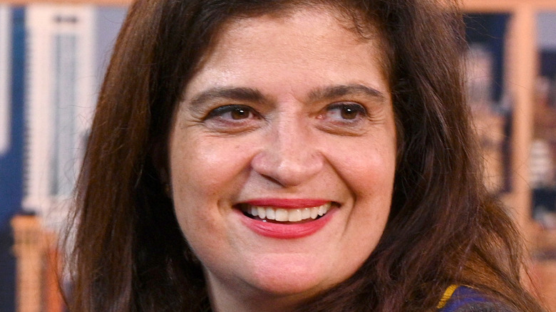 Alex Guarnaschelli smiling on stage