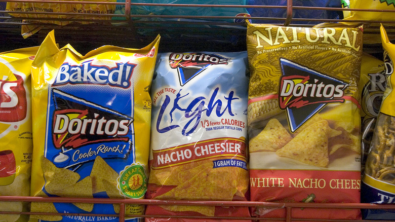 packages of Doritos Light