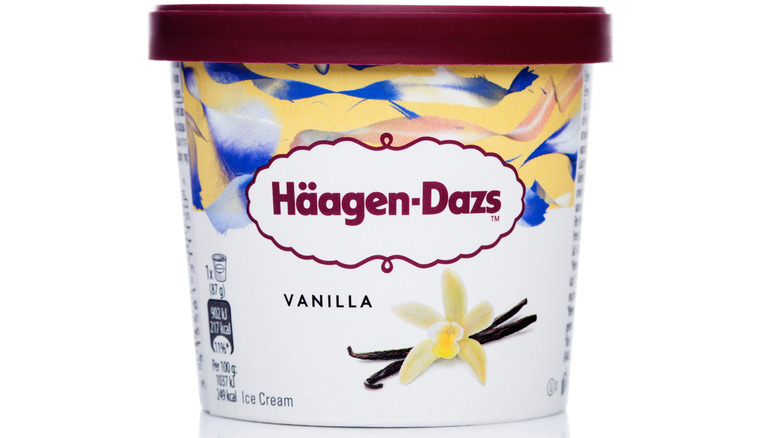 mini cup of Haagen-Dazs